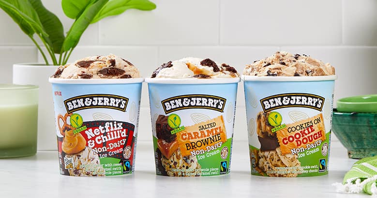 3 Pints of Non Dairy Ice Cream