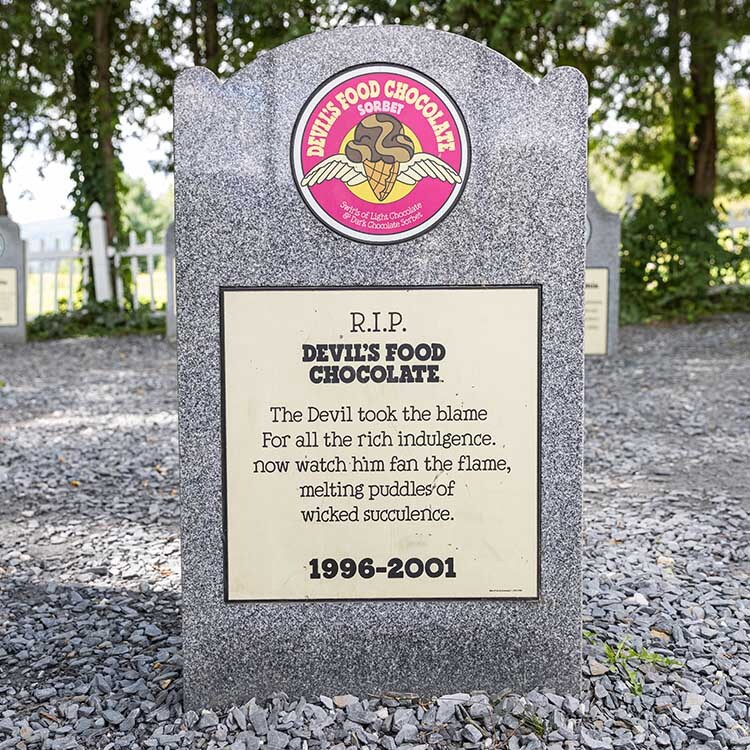 Devil's Food Chocolate tombstone